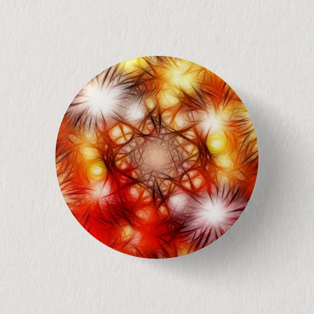 Abstract Fireworks Stars Background 3 Cm Round Badge (Front)