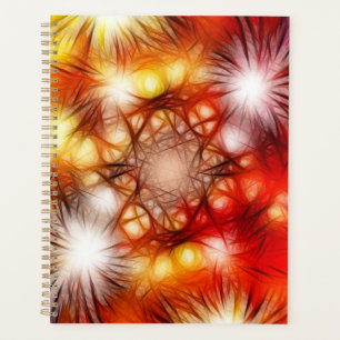 Abstract Fireworks Stars Background Planner
