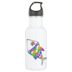 Abstract Fish 532 Ml Water Bottle