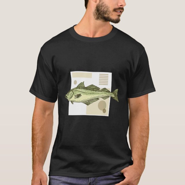 Abstract Fish Art T-Shirt (Front)