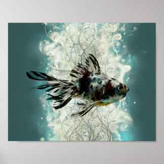 Abstract Fish design Poster