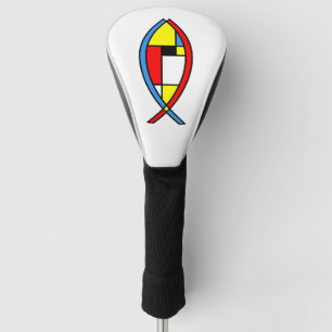 Abstract Fish Golf Head Cover