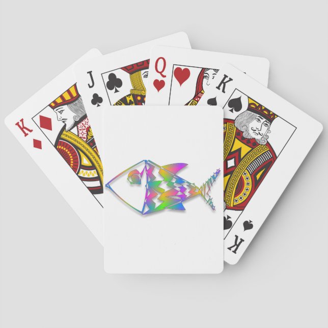 Abstract Fish Playing Cards (Back)