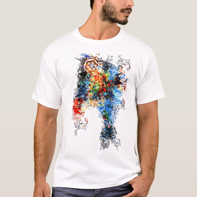 Abstract fish T-Shirt (Front)
