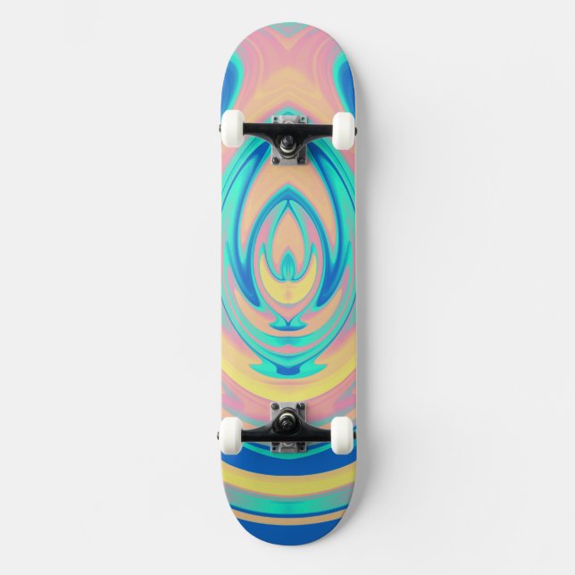 Abstract Flame 14 Skateboard (Front)