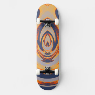 Abstract Flame 21 Skateboard