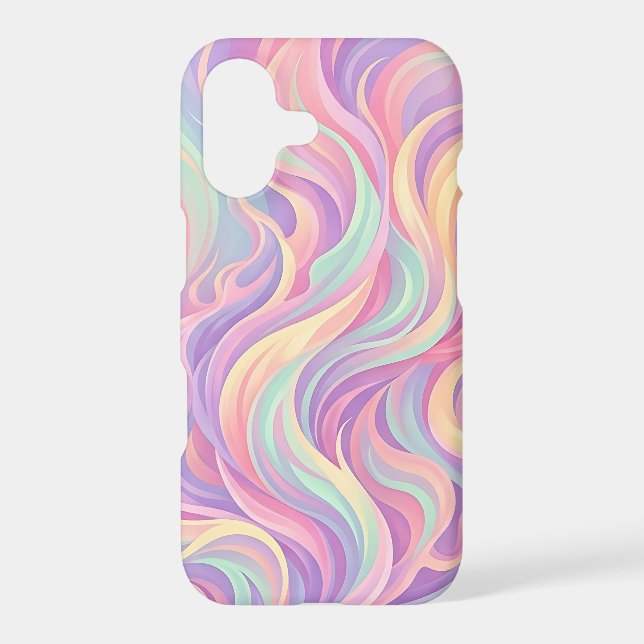 Abstract Flame Fire Pastel iPhone Cases (Back)