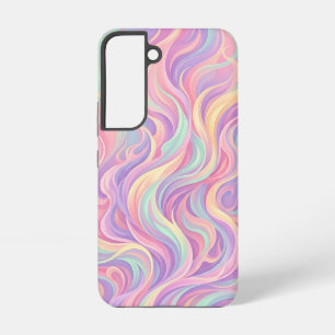 Abstract Flame Fire Pastel Soft Samsung Cases