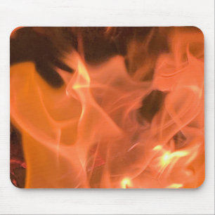 Abstract Flame Mouse Pad