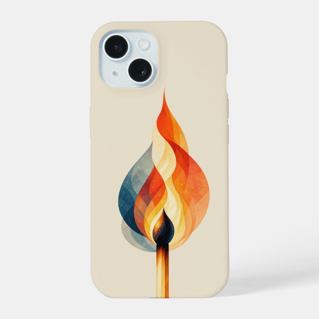 Abstract Flame Phone Case (Back)