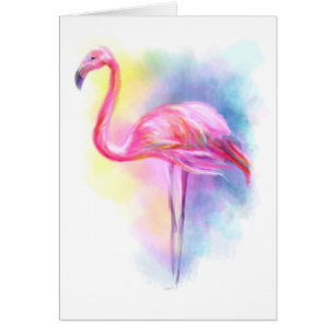 Abstract flamingo pink illustration
