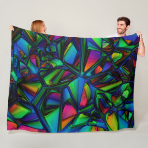 ABSTRACT FLEECE BLANKET
