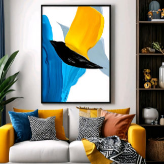 Abstract Flight Poster