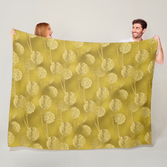 Abstract floating dots - seamless pattern 1 fleece blanket (In Situ)