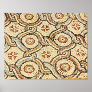 Abstract Floor Tile Pattern in Israel Canvas Print