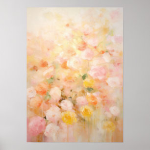 Abstract Floral Art Poster