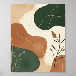 Abstract Floral Art Print