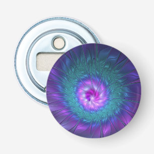 Abstract Floral Beauty Colourful Fractal Art Flowe Bottle Opener