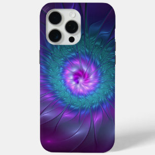 Abstract Floral Beauty Colourful Fractal Art Flowe iPhone 15 Pro Max Case