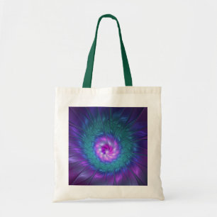 Abstract Floral Beauty Colourful Fractal Art Flowe Tote Bag