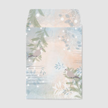 Abstract Floral Botanical Shipping Envelope Mailer