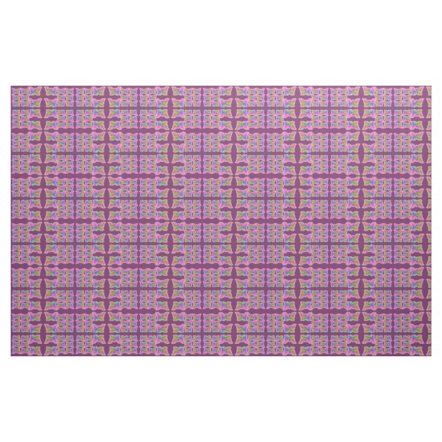Abstract Floral Butterflies Fabric (Yard)