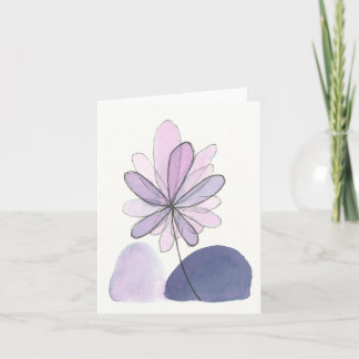 Abstract Floral Card