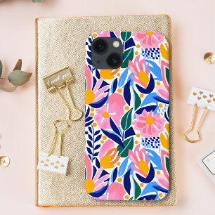 Abstract Floral Colourful Fun Pattern iPhone 13 Case
