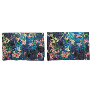 Abstract Floral Fantasy Pillowcase