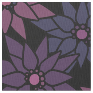 Abstract floral flowers romantic pattern cartoon p fabric