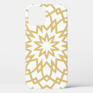 Abstract floral hand drown pattern. Vintage illust iPhone 12 Case