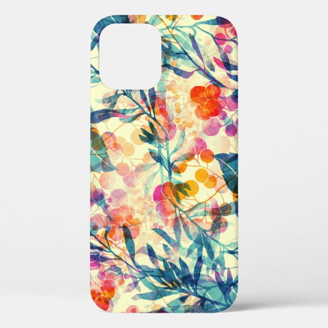 Abstract floral: herbs, flowers pattern. Case-Mate iPhone case (Back)