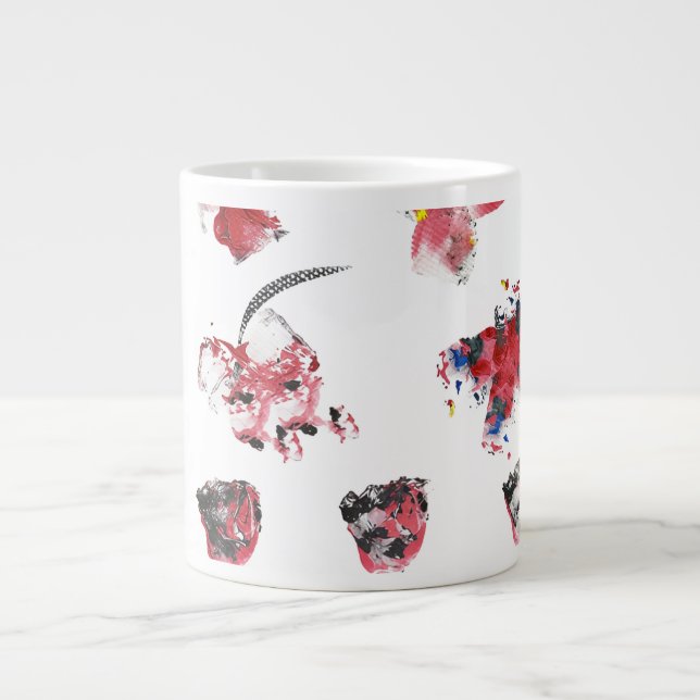 Abstract Floral Mug (Front)