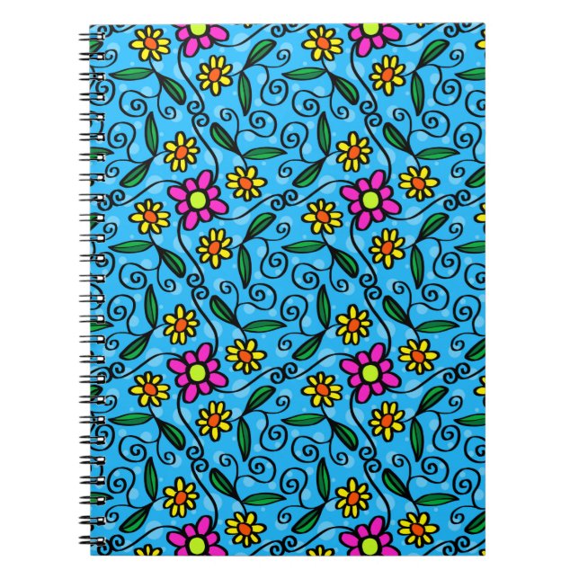 Abstract Floral Notebook (Front)