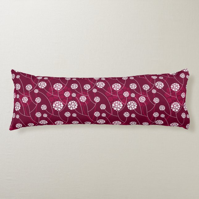 Abstract floral pattern body cushion (Front)