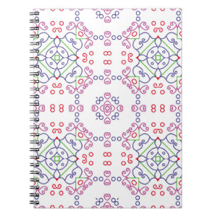 Abstract floral pattern designabstract, art, home notebook