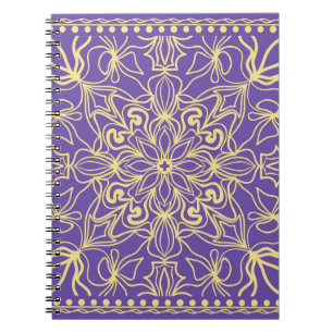 Abstract floral pattern. geometry, mandala design notebook