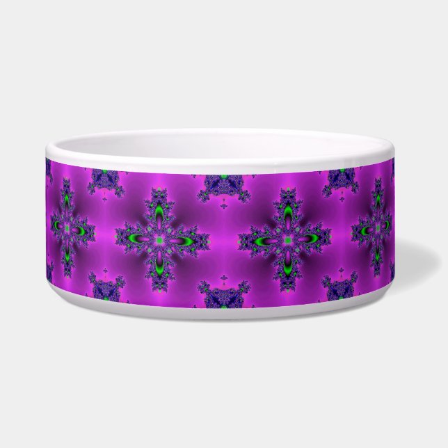 Abstract Floral Pattern in Rainbow Style (Front)