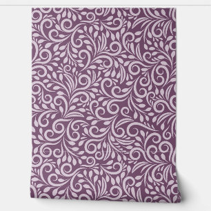 Abstract Floral Pattern Wallpaper