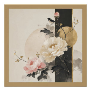 "Abstract Floral" Poster