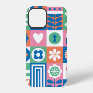 Abstract floral seamless pattern. Scandinavian and iPhone 12 Case