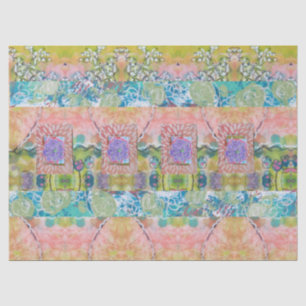 Abstract Floral Tissue Paper