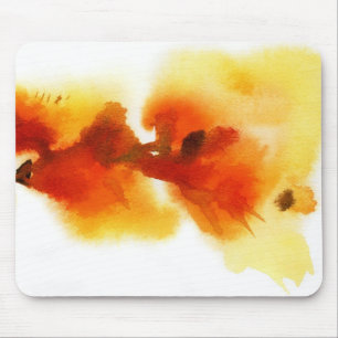 Abstract floral watercolor paintings 2 mouse pad