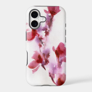 Abstract floral watercolor paintings 3
