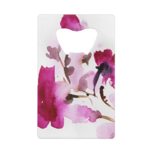 Abstract floral watercolor paintings 4