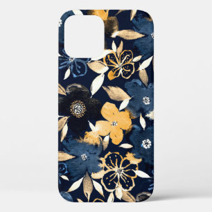 Abstract Florals: Watercolor Repeating Pattern iPhone 12 Case