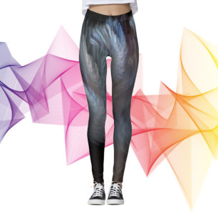  Abstract Flow  Leggings