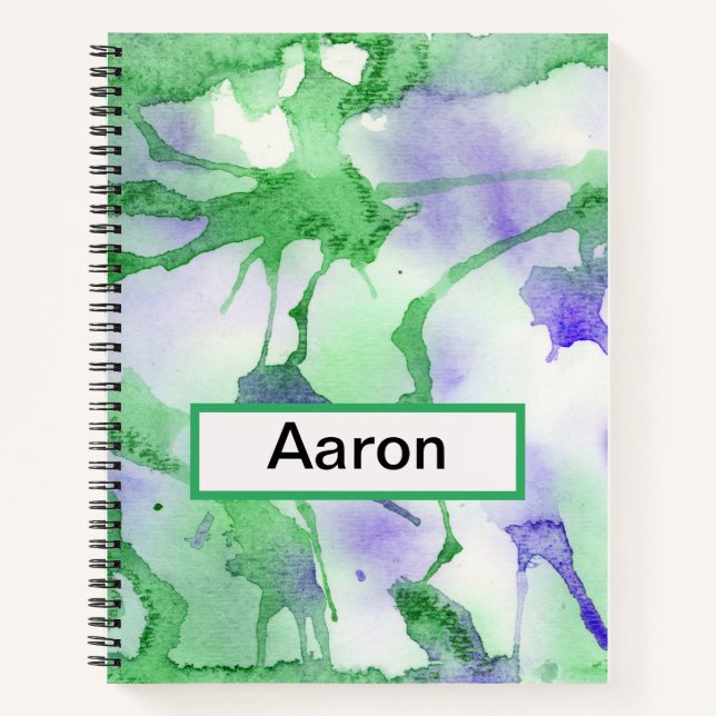 Abstract Flow Notebook (Front)