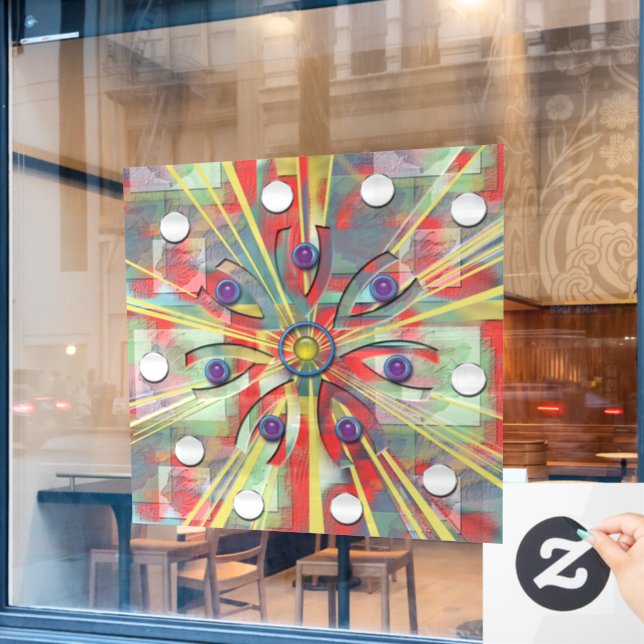 Abstract Flower (Cafe Window)