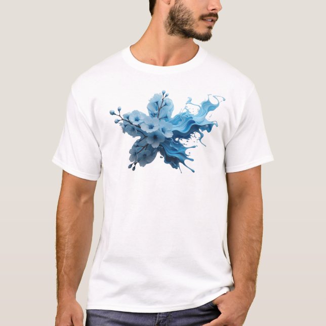 ABSTRACT FLOWER 37 Creative Fashion Tee (Front)